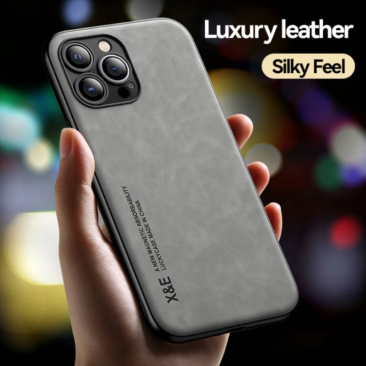 Skin-Feel Magnetic Leather Case — iPhone 13 Pro Max