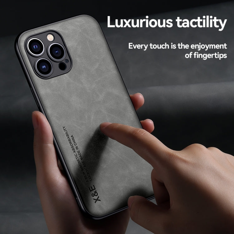Skin-Feel Magnetic Leather Case — iPhone 13 Pro Max