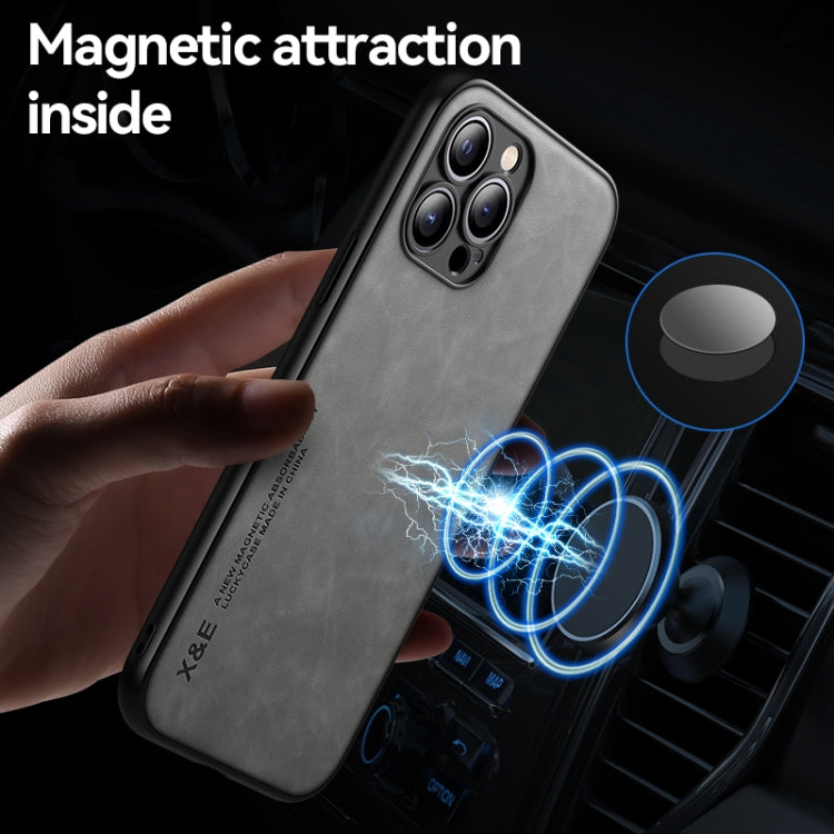 Skin-Feel Magnetic Leather Case — iPhone 13 Pro Max