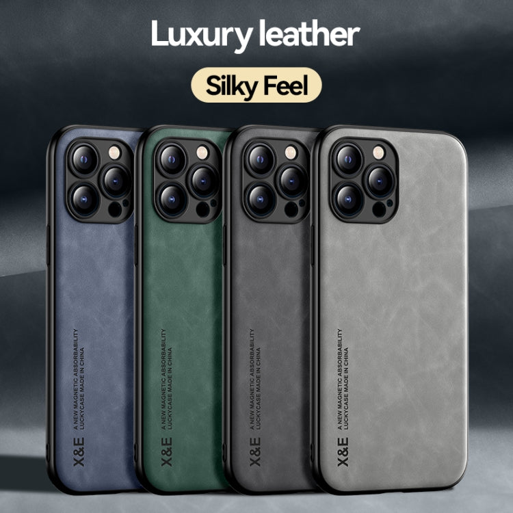 Skin-Feel Magnetic Leather Case — iPhone 13 Pro Max