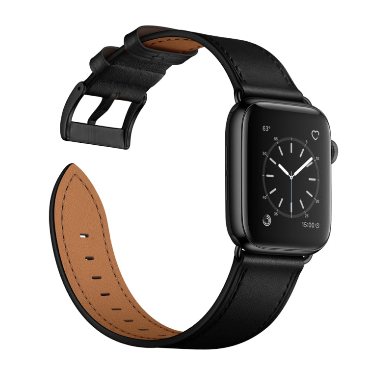 Classic Cowhide Leather Watch Band — Apple Watch