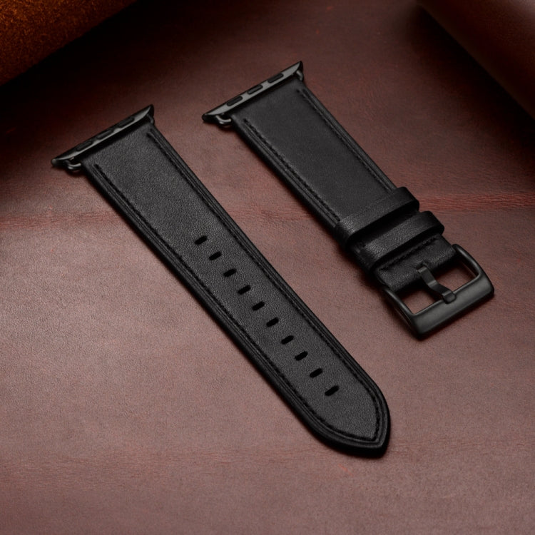 Classic Cowhide Leather Watch Band — Apple Watch