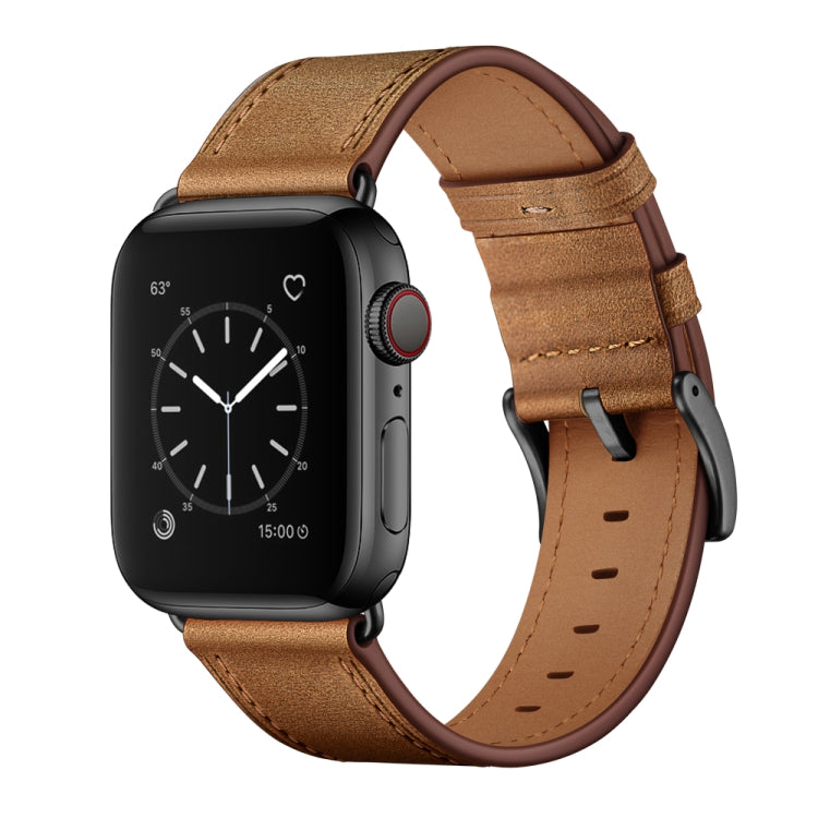 Classic Cowhide Leather Watch Band — Apple Watch