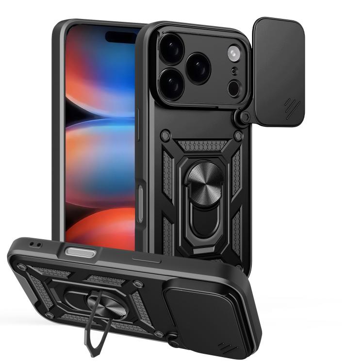 Sliding Camera Cover TPU+PC Case — iPhone 18 Pro