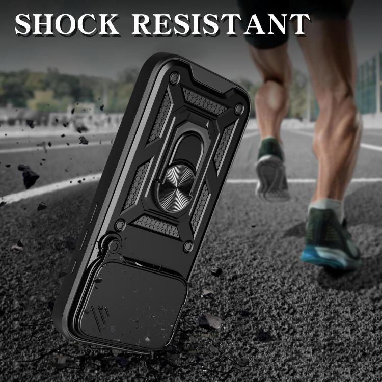 Sliding Camera Cover TPU+PC Case — iPhone 18 Pro