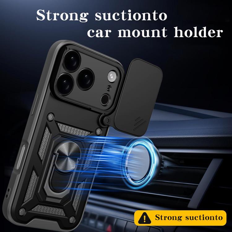 Sliding Camera Cover TPU+PC Case — iPhone 18 Pro