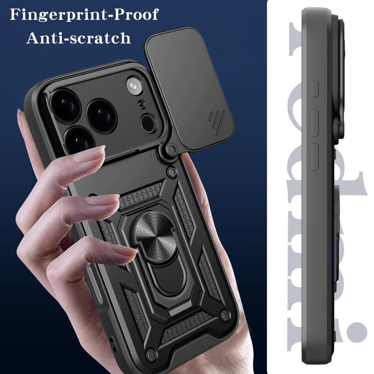 Sliding Camera Cover TPU+PC Case — iPhone 18 Pro