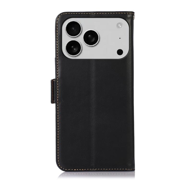 Crazy Horse Cowhide Leather Case — iPhone 18 Pro