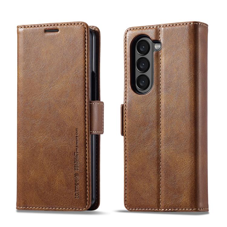 RFID-Blocking Leather Case with Kickstand — Galaxy Z Fold8 Ultra