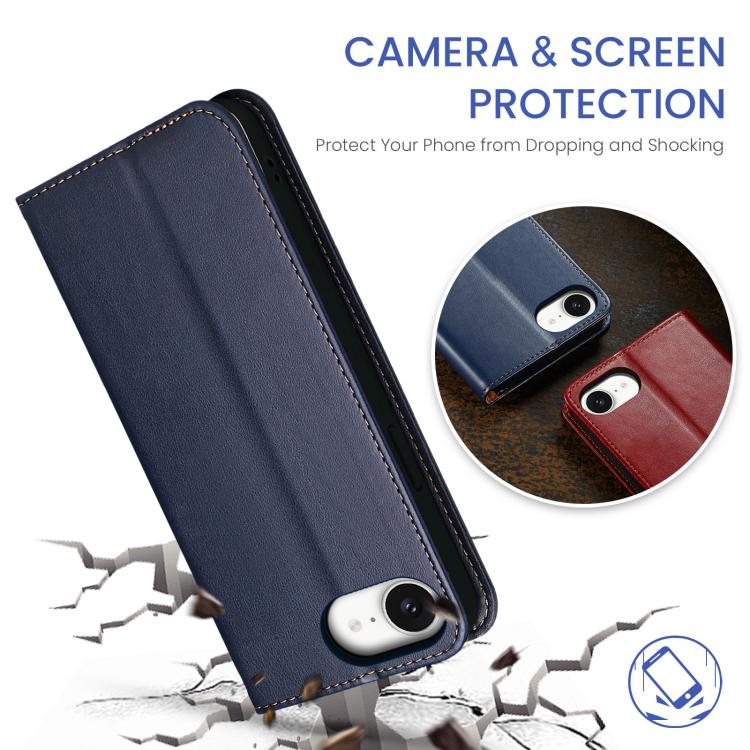 Leather Wallet Case with Stand — 2 Card Slots — iPhone 17 Pro Max