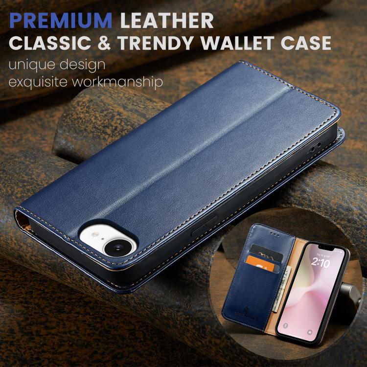 Leather Wallet Case with Stand — 2 Card Slots — iPhone 17 Pro Max