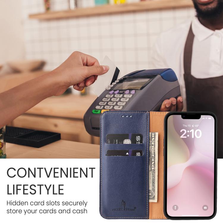 Leather Wallet Case with Stand — 2 Card Slots — iPhone 17 Pro Max