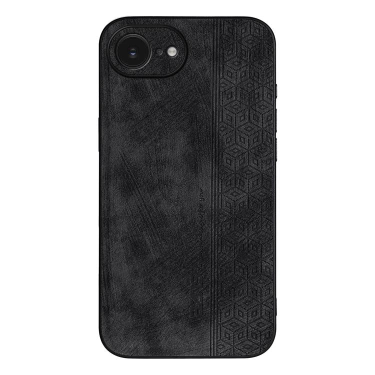 3D Embossed Skin-Feel Leather Case — iPhone 17 Pro