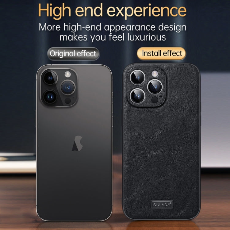 Shockproof Hybrid Leather Case — iPhone 16 Pro Max