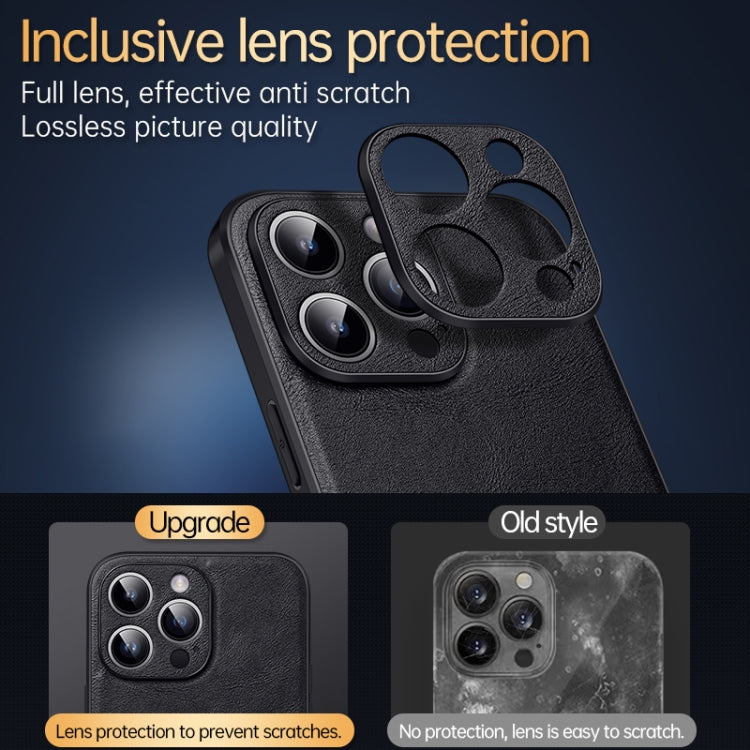 Shockproof Hybrid Leather Case — iPhone 16 Pro Max & More
