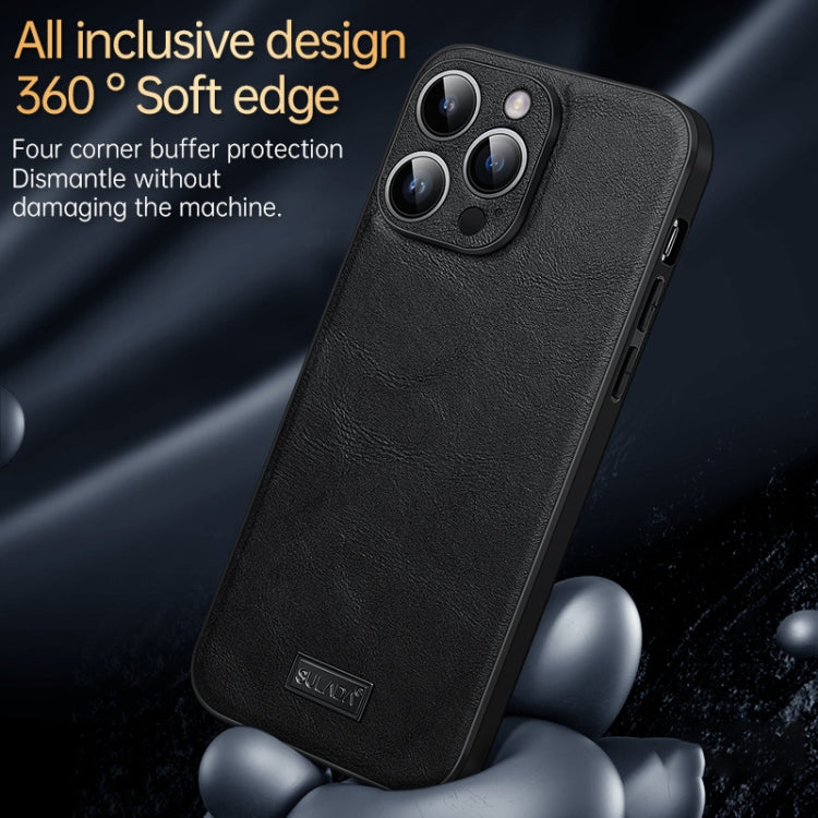 Shockproof Hybrid Leather Case — iPhone 16 Pro Max & More