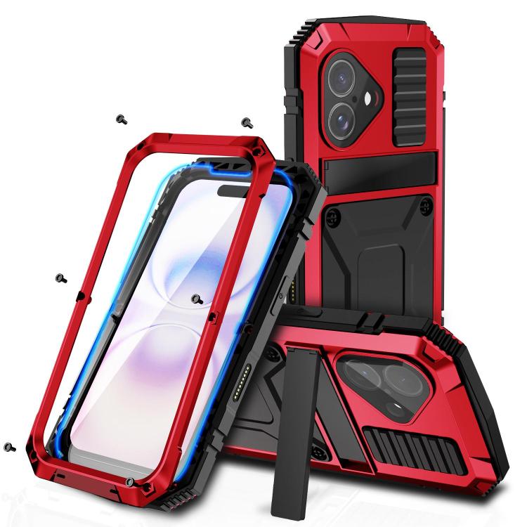 Water-Resistant Metal Rugged Case with Stand — iPhone 18 Pro