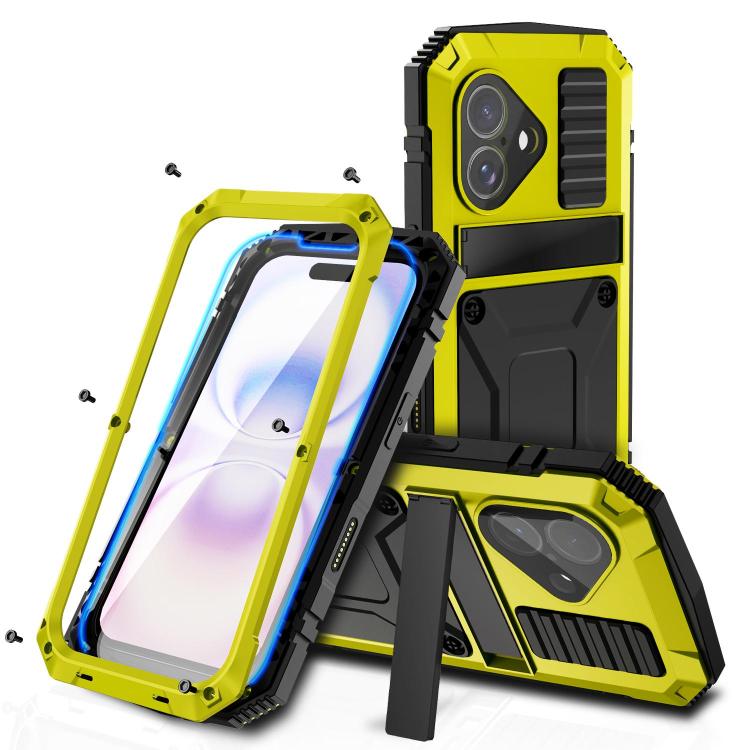 Water-Resistant Metal Rugged Case with Stand — iPhone 18 Pro