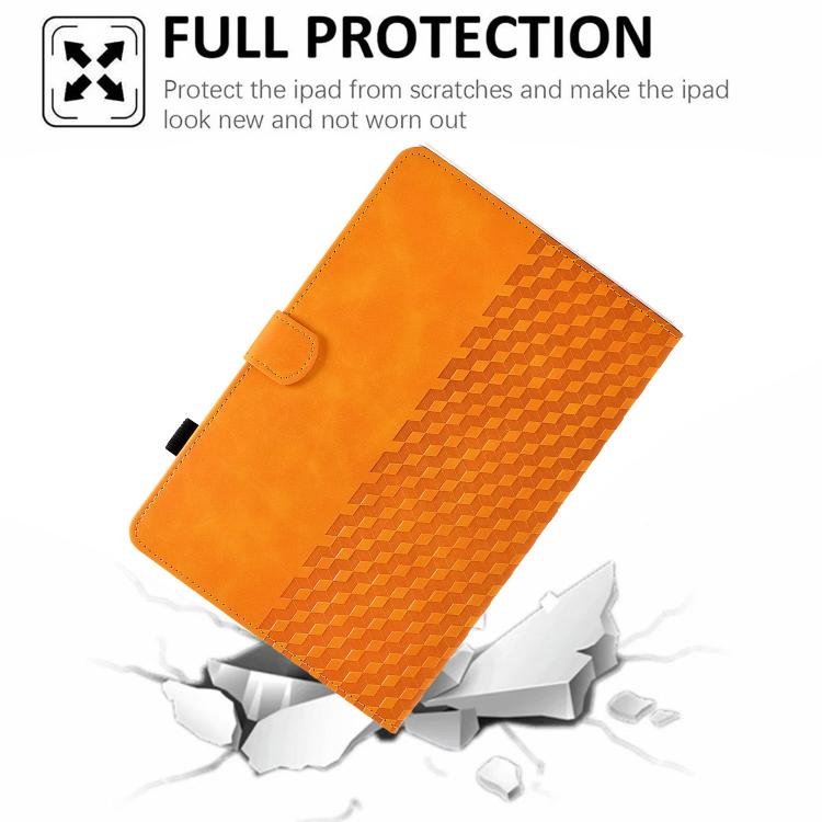 Rhombus Embossed Leather Case — Galaxy Tab S12+