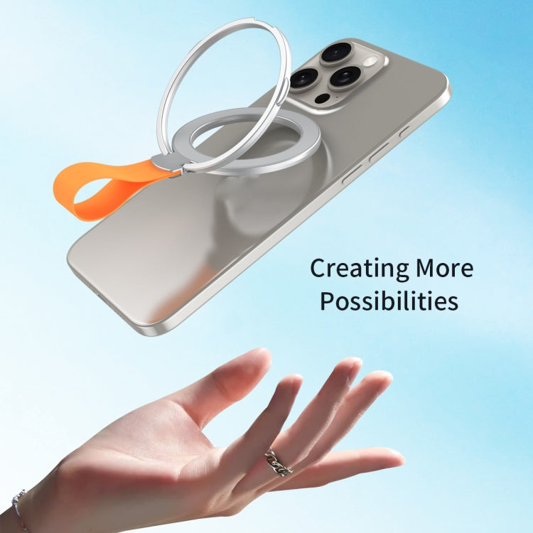 Adhesive Pivot-Stand Ring Holder