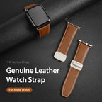 Magnetic Buckle Leather Watch Band — Apple Watch SE (44mm)