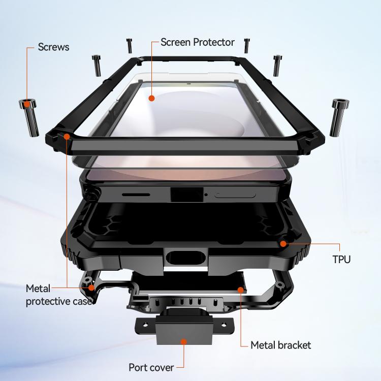 Waterproof Shockproof Case with Kickstand — Galaxy S26 Ultra