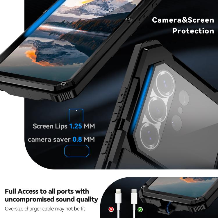 Waterproof Shockproof Case with Kickstand — Galaxy S26 Ultra