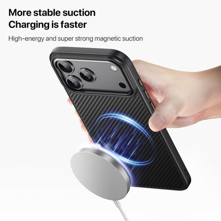 Kevlar Texture Shockproof Magnetic Case — iPhone 18 Pro