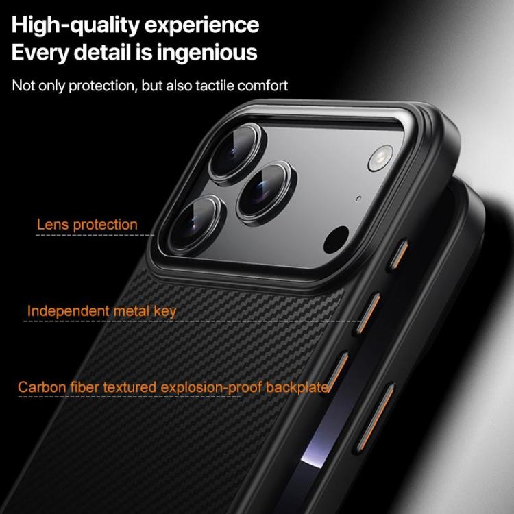 Kevlar Texture Shockproof Magnetic Case — iPhone 18 Pro