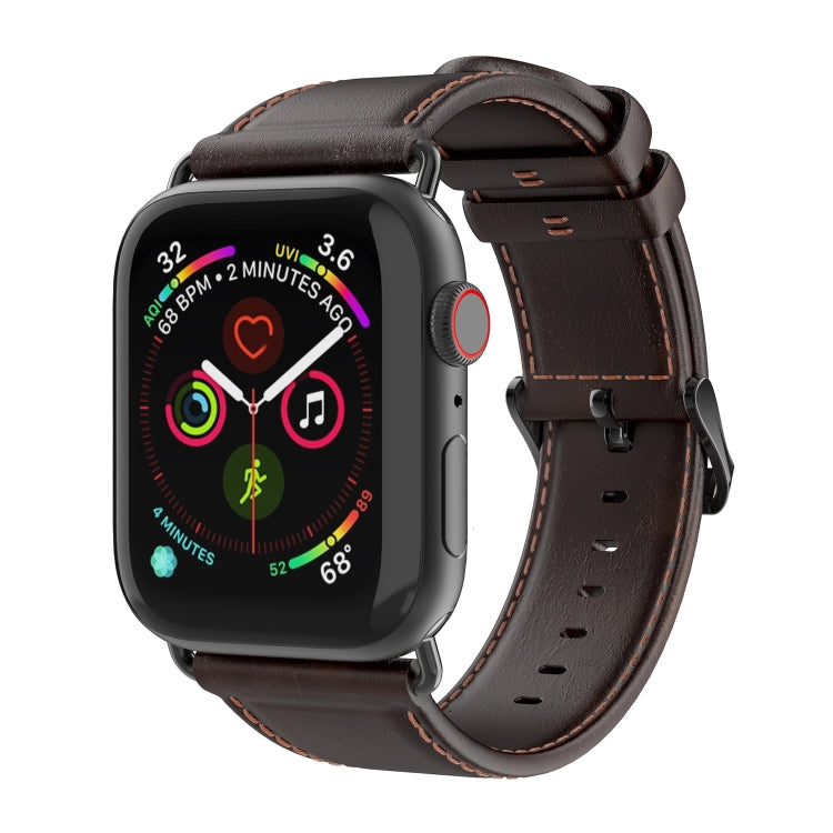 Business Leather Watch Strap — Apple Watch Ultra 2 (49mm)