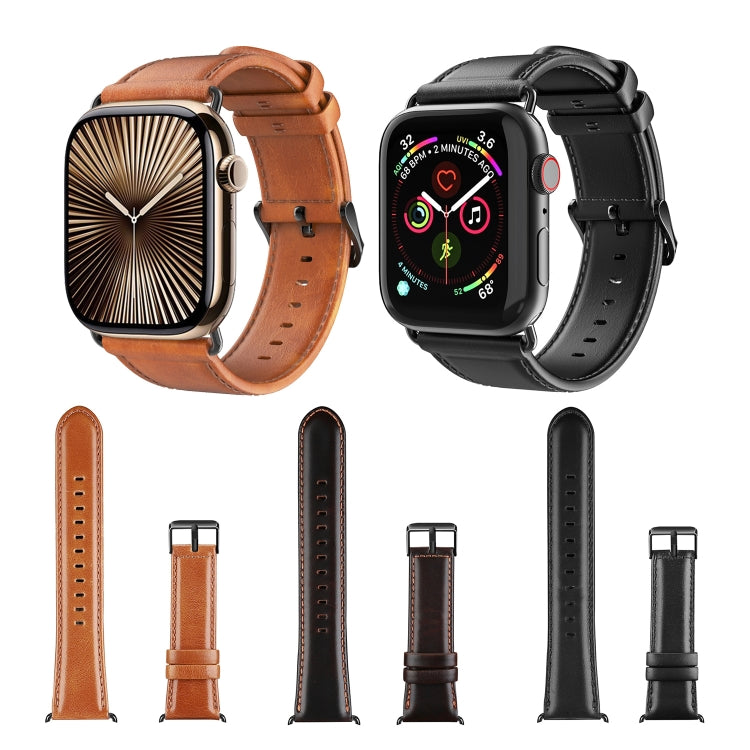 Business Leather Watch Strap — Apple Watch Ultra 2 (49mm)