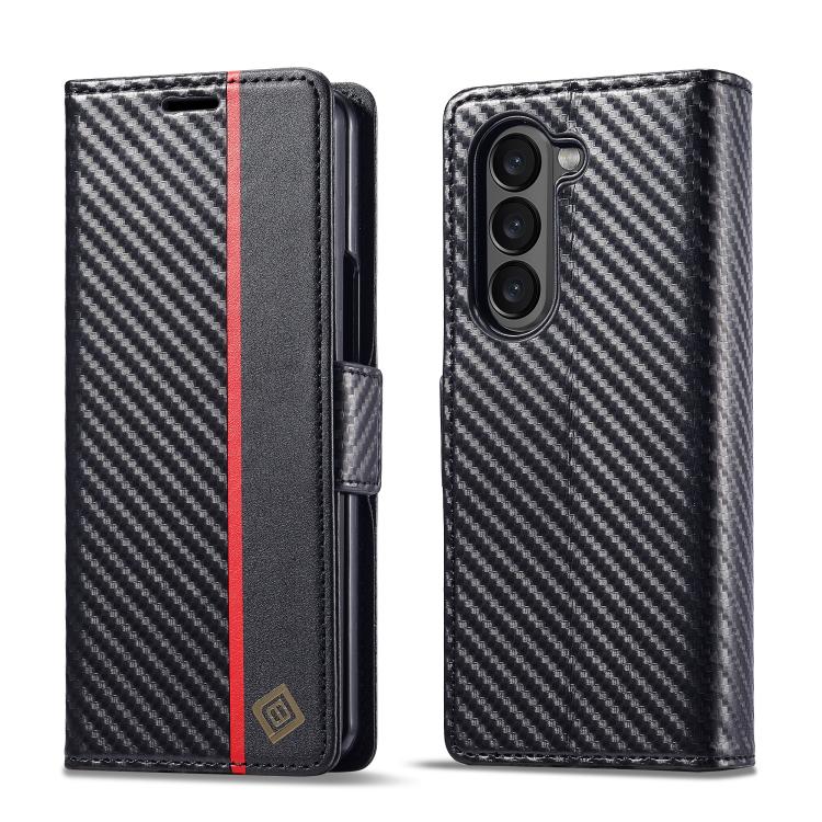 Carbon Fiber Leather Shockproof Case — Galaxy Z Fold8 Ultra