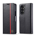 Carbon Fiber Leather Shockproof Case — Galaxy Z Fold8 Ultra