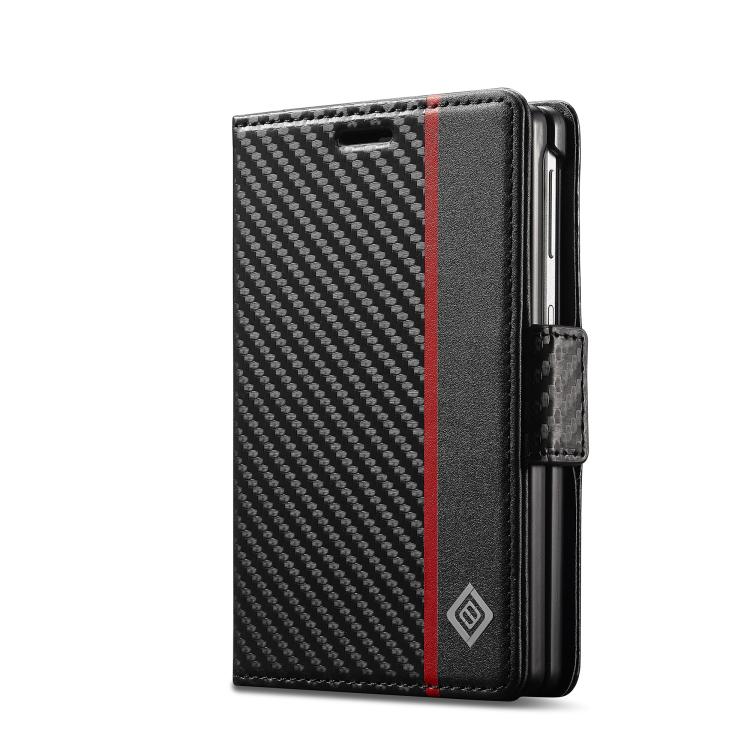 Carbon Fiber Leather Shockproof Case — Galaxy Z Fold8 Ultra