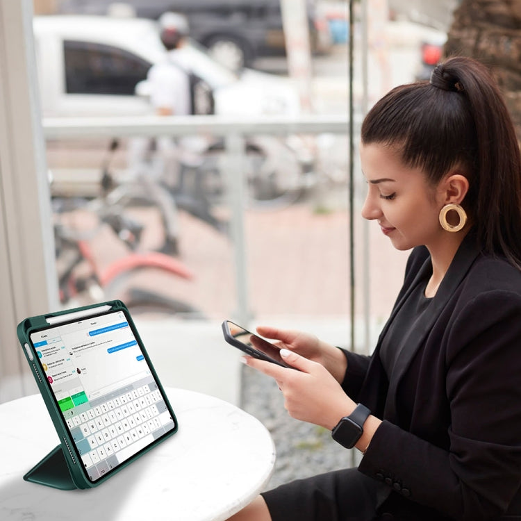 3-Fold Leather Case with Pen Slot — iPad Air 11