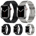 Titanium Bead-Link Watch Band — Apple Watch