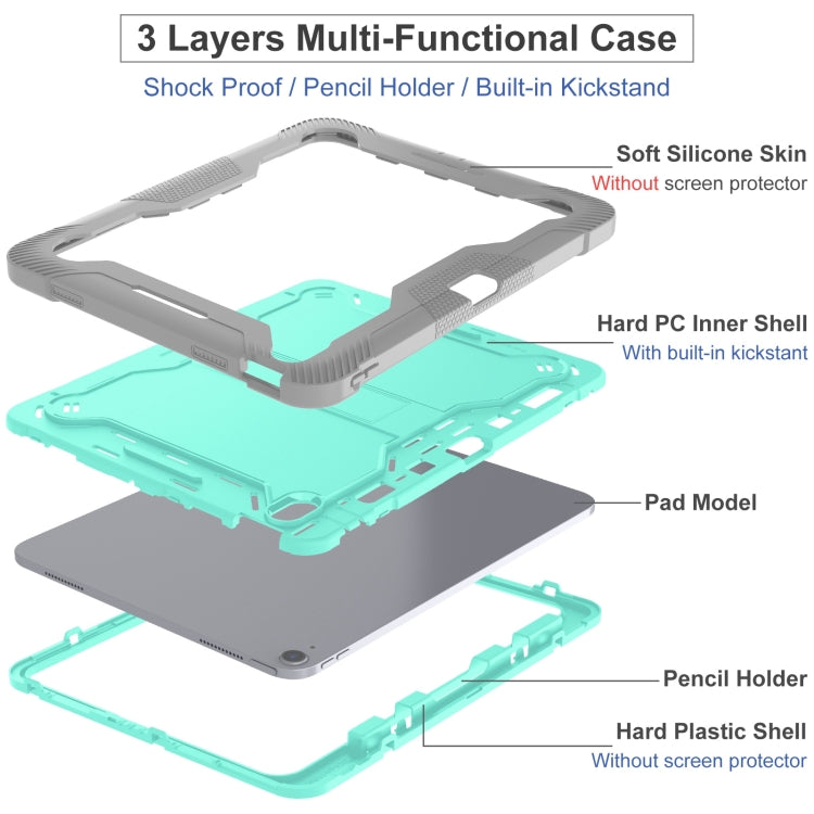 Shockproof Silicone Hybrid Case with Holder — iPad Air 13