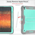 Shockproof Silicone Hybrid Case with Holder — iPad Air 13