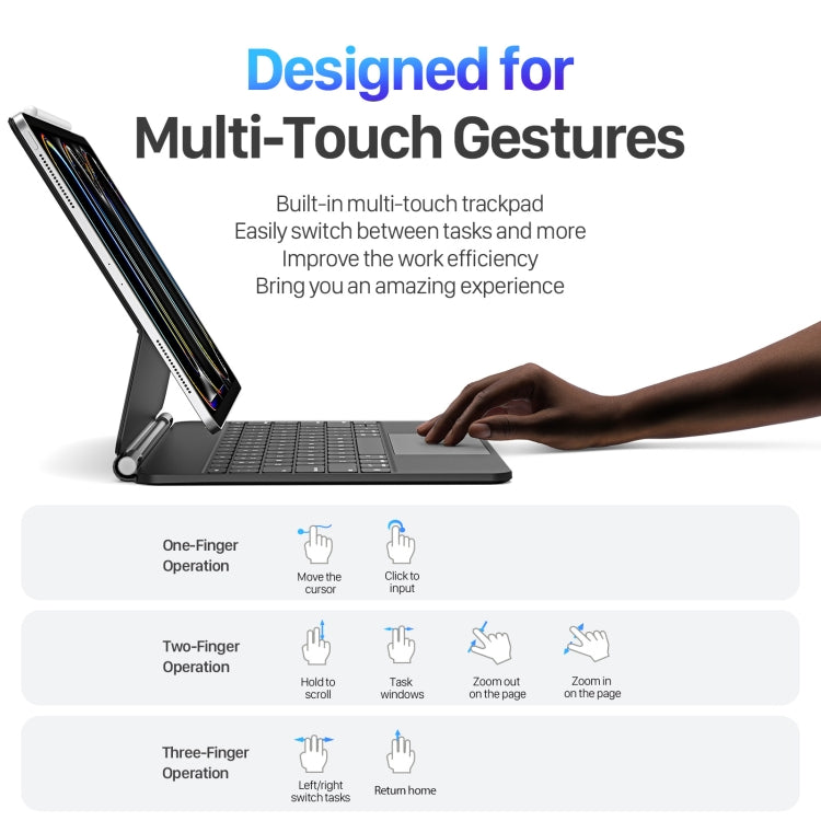 Floating Magnetic Keyboard Case — iPad Pro 13
