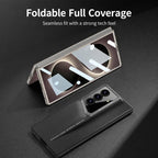 Ultra-Thin Case with Integrated Hinge Wrap