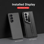 Ultra-Thin Case with Integrated Hinge Wrap