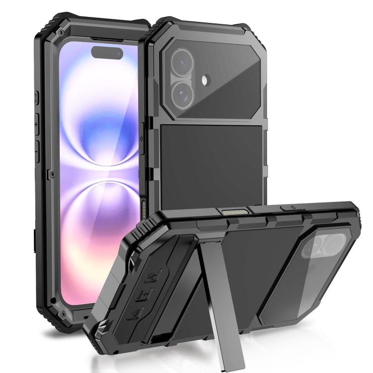 Water-Resistant Rugged Case with Metal Kickstand — iPhone 18 Pro