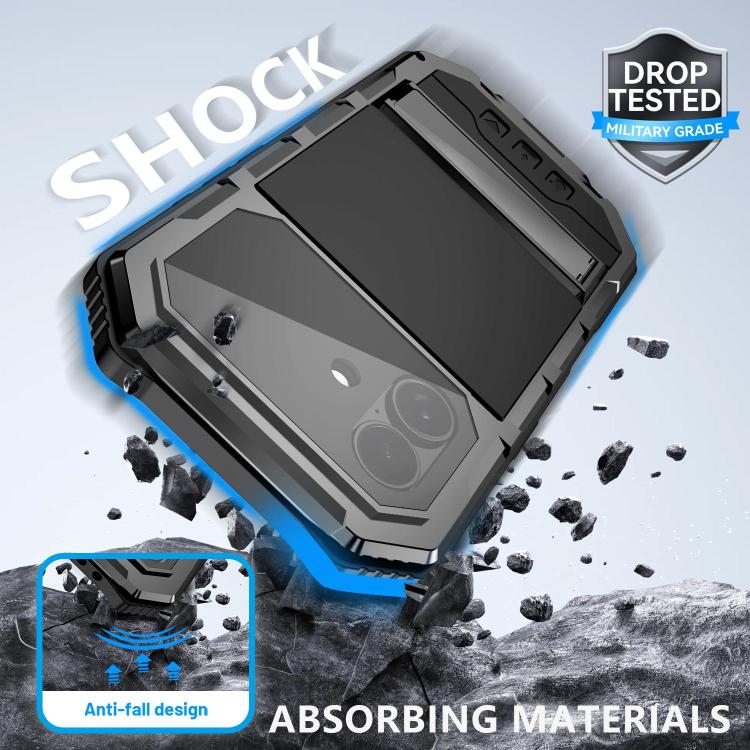 Water-Resistant Rugged Case with Metal Kickstand — iPhone 18 Pro