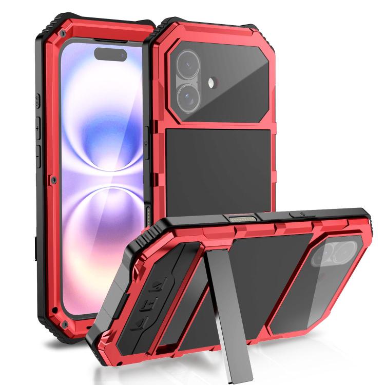 Water-Resistant Rugged Case with Metal Kickstand — iPhone 18 Pro