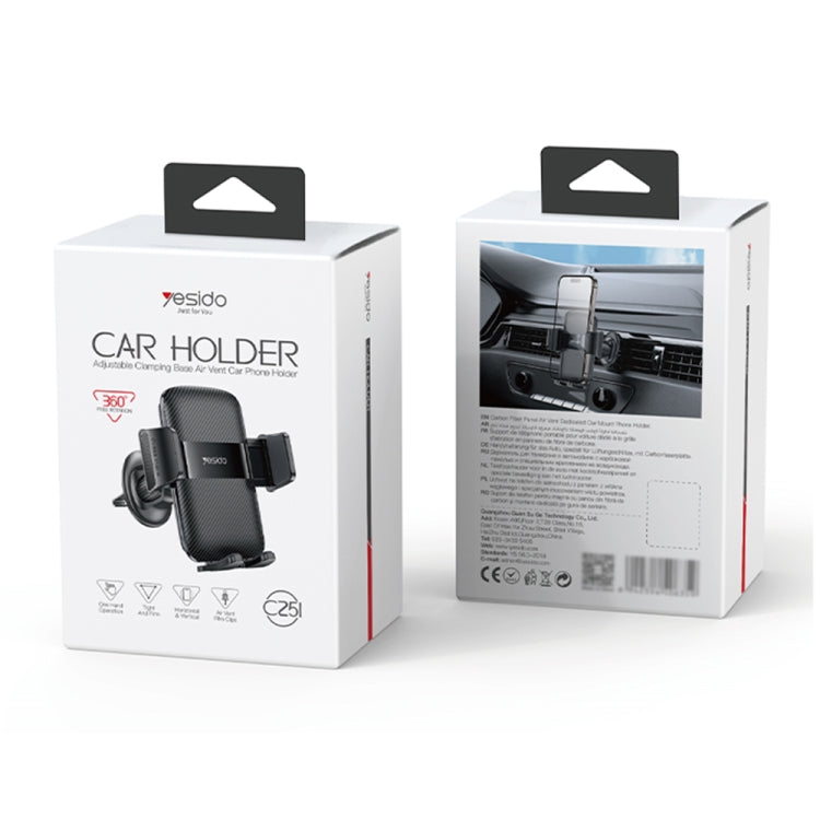 Air-Vent Gravity Clamp Phone Mount