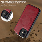 Leather Case with Magnetic Ring — iPhone 11
