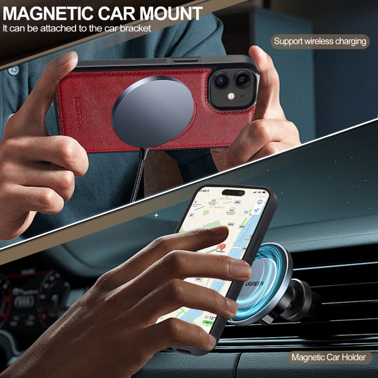 Leather Case with Magnetic Ring — iPhone 11