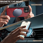 Leather Case with Magnetic Ring — iPhone 11