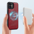 Leather Case with Magnetic Ring — iPhone 11
