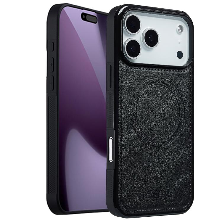 Leather MagSafe Case with Shock TPU Liner — iPhone 17 Pro